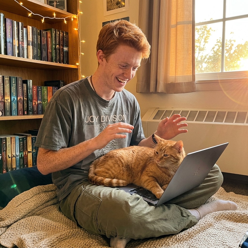 he doesn't know what code is but he judges every bug i write. honestly the most honest feedback i've ever gotten.