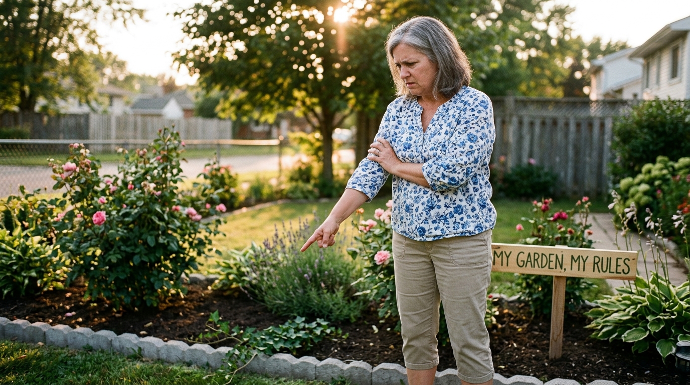 Spent 3 hours in my garden today only to find my neighbor's ivy has CROSSED the property line AGAIN. I will be speaking to someone about this.